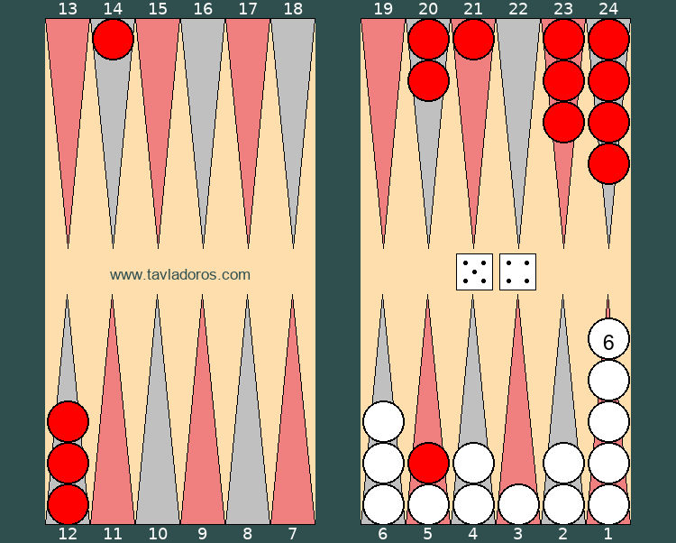 Παράδειγμα όπου ο παίκτης δεν μπορεί να μαζέψει